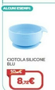 Bimbo Store Ciotola Silicone Blu offerta