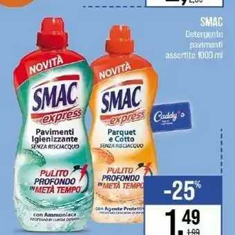 Caddy's Smac Detergente Pavimenti offerta