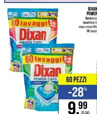 Caddy's Dixan Power Detersivo Lavatrice In Caps offerta