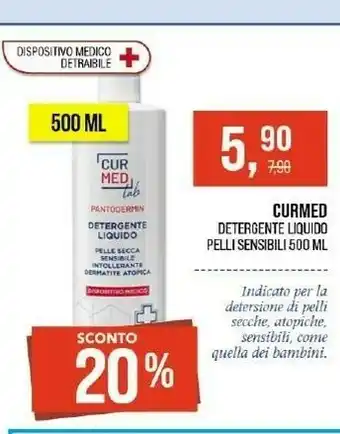 Caddy's Curmed Detergente Liquido Pelli Sensibili offerta
