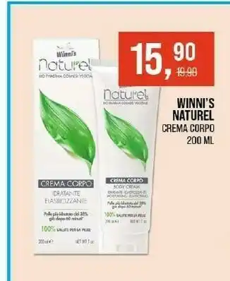 Caddy's Winni;s Naturel Crema Corpo offerta