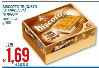 MD Discount Le Specialita Di Beppe Biscotto Trigusto offerta