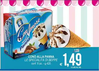 MD Discount Le Specialita Di Beppe Cono Alla Panna offerta