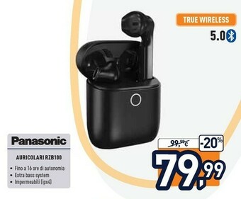 Unieuro Panasonic Auricolari RZB100 offerta