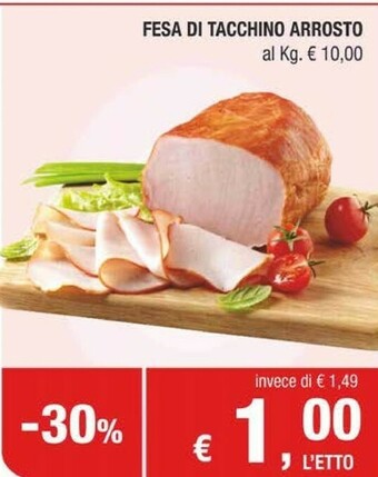 Crai Fesa Di Tacchino Arrosto offerta