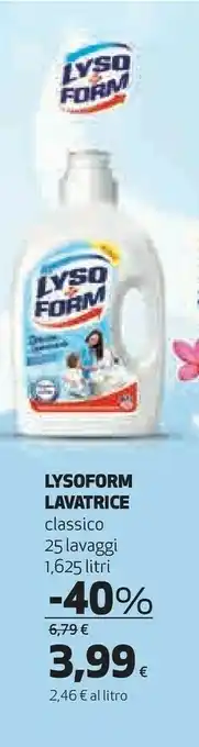 Coop Lysoform Lavatrice Classico 1625 Ml offerta