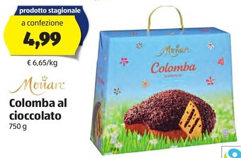 ALDI Monarc Colomba al cioccolato 750 g offerta