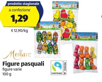 ALDI Monarc Figure pasquali figure varie 100 g offerta