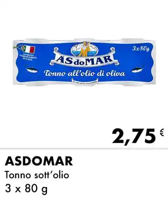 Iper Tosano As do Mar Tonno sott' olio 3 x 80 g offerta