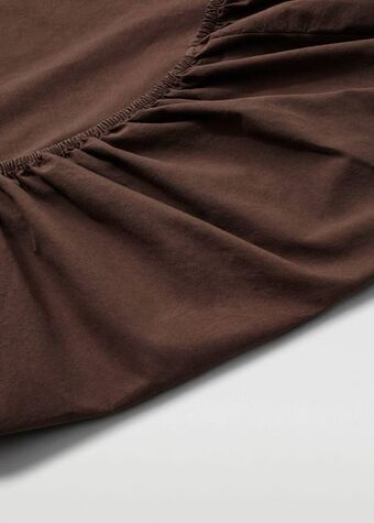 Mango Lenzuolo inferiore cotone lavato 150x200x30 cm offerta