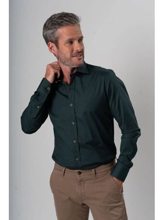 Camicia uomo tinta unita
