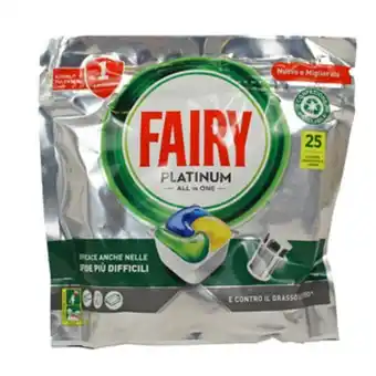 Fairy tutto in 1 platinum limone 25 caps