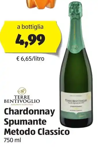 ALDI Terre Bentivoglio Chardonnay Spumante Metodo Classico 750ml offerta