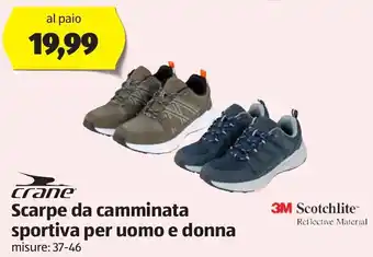ALDI crane Scarpe da camminata sportiva per uomo e donna 37-46 offerta