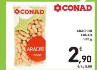 Conad Conad Arachidi 500 g offerta