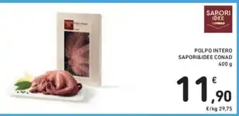 Conad Sapori&Idee Conad Polpo Intero 400 g offerta