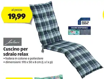 ALDI belavi Cuscino per sdraio relax offerta