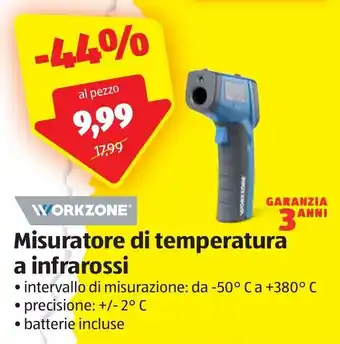 ALDI Workzone Misuratore di temperatura a infrarossi offerta
