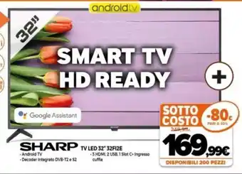 Expert Sharp TV LED 32'' offerta