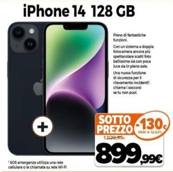 Expert iPhone 14 128 GB offerta