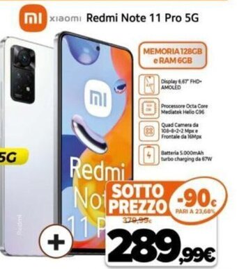Expert Xiaomi Redmi Note 11 Pro 5G offerta