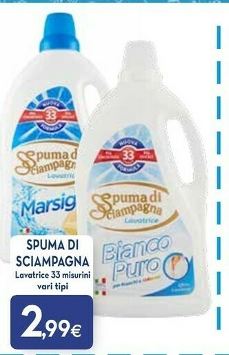 Proshop Spuma di Sciampagna Detersivo lavatrice offerta