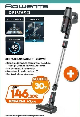Expert Rowenta RH6933WO Non Classificato offerta
