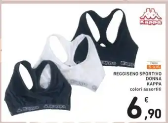 Conad Kappa Reggiseno Sportivo Donna colori assortiti offerta