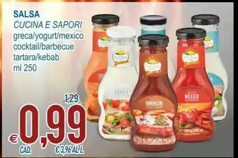 MD Discount Cucina e Sapori Cucina & Sapori - Salsa Tartara 250 G(ml) offerta