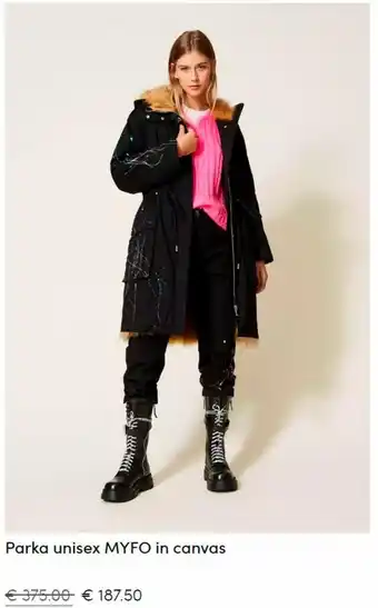 Parka unisex myfo in canvas