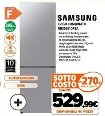 Expert Samsung Frigo Combinato RB33B610FSA offerta
