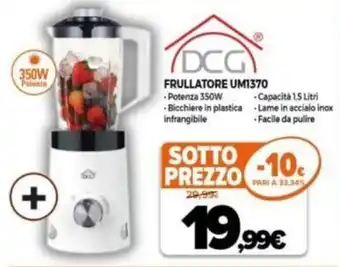 Expert DCG Frullatore UM1370 offerta