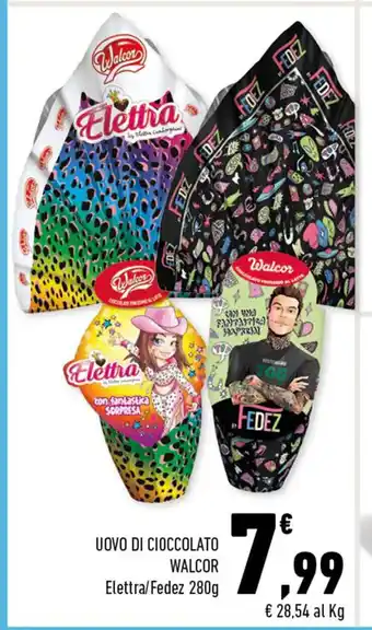 Conad Walcor Uovo Di Cioccolato Elettra/Fedez 280 g offerta