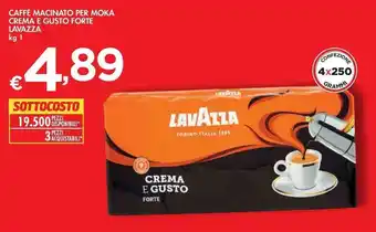 Bennet Lavazza Caffè Macinato per Moka Crema e Gusto Forte 1 kg offerta