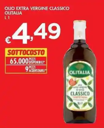 Bennet Olitalia Olio Extra Vergine Classico 1 l offerta