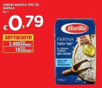 Bennet Barilla Farina Bianca Tipo 00 1 kg offerta