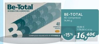 Be-Total 40 compresse 14,44 g