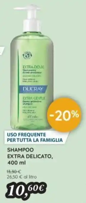 Coop Ducray Shampoo Extra Delicato, 400 ml offerta