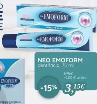 Coop Neo Emoform Dentifricio 75 ml offerta