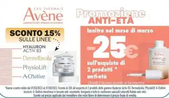 Coop Avène Sulle Linee offerta