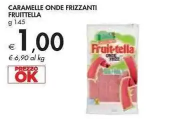 Bennet Fruittella Caramelle Onde Frizzanti g 145 offerta