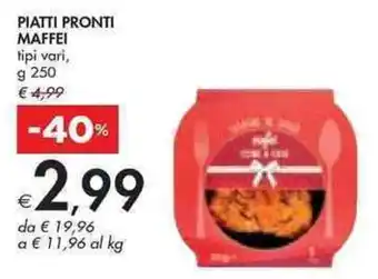 Maffei Piatti Pronti tipi vari, g 250