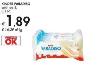 Bennet Kinder Paradiso conf. da 4, g 116 offerta