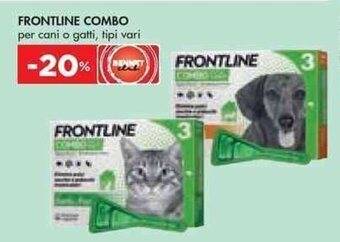 Frontline Combo per cani o gatti, tipi vari