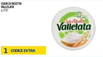 Bennet Vallelata Cuor di Ricotta g 230 offerta