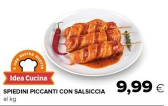 Tigre Spiedini Piccanti con Salsiccia offerta