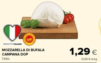 Tigre Mozzarella di Bufala Campana DOP l'etto offerta