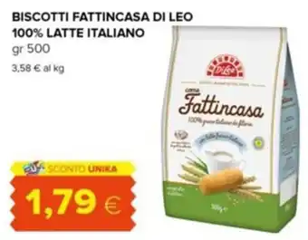 Tigre Fattincasa Di Leo 100% Latte Italiano Biscotti 500 gr offerta