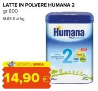 Tigre Humana 2 Latte in Polvere 800 gr offerta