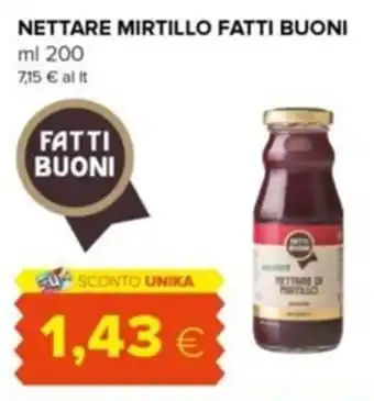 Tigre Nettare Mirtillo Fatti Buoni 200 ml offerta